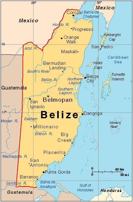 Rivers In Belize Map From The Jungle To The Sea Expedition - Belize Map