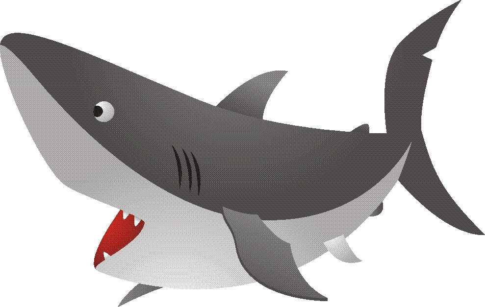 free animated shark clipart - photo #10