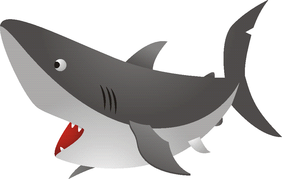 clipart cartoon shark - photo #17